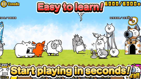 The Battle Cats Mod Apk (Unlimited XP/Cat Food) 2