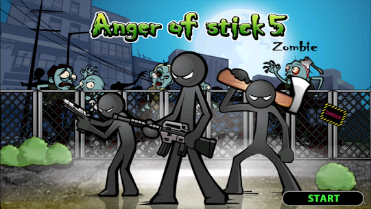 Anger of stick 5 : zombie Mod Apk (Unlimited Money) 1
